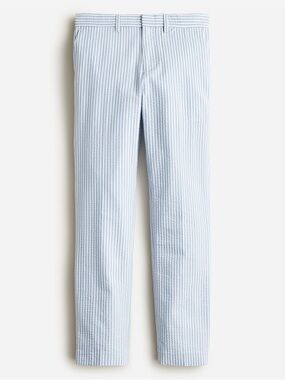 J. Crew Crewcuts Boys' Slim Ludlow Suit Pant in Seersucker